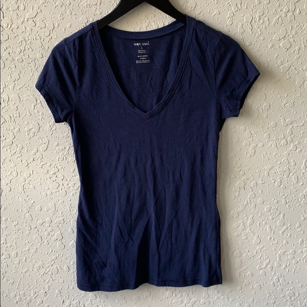 Wet Seal V-neck Tee